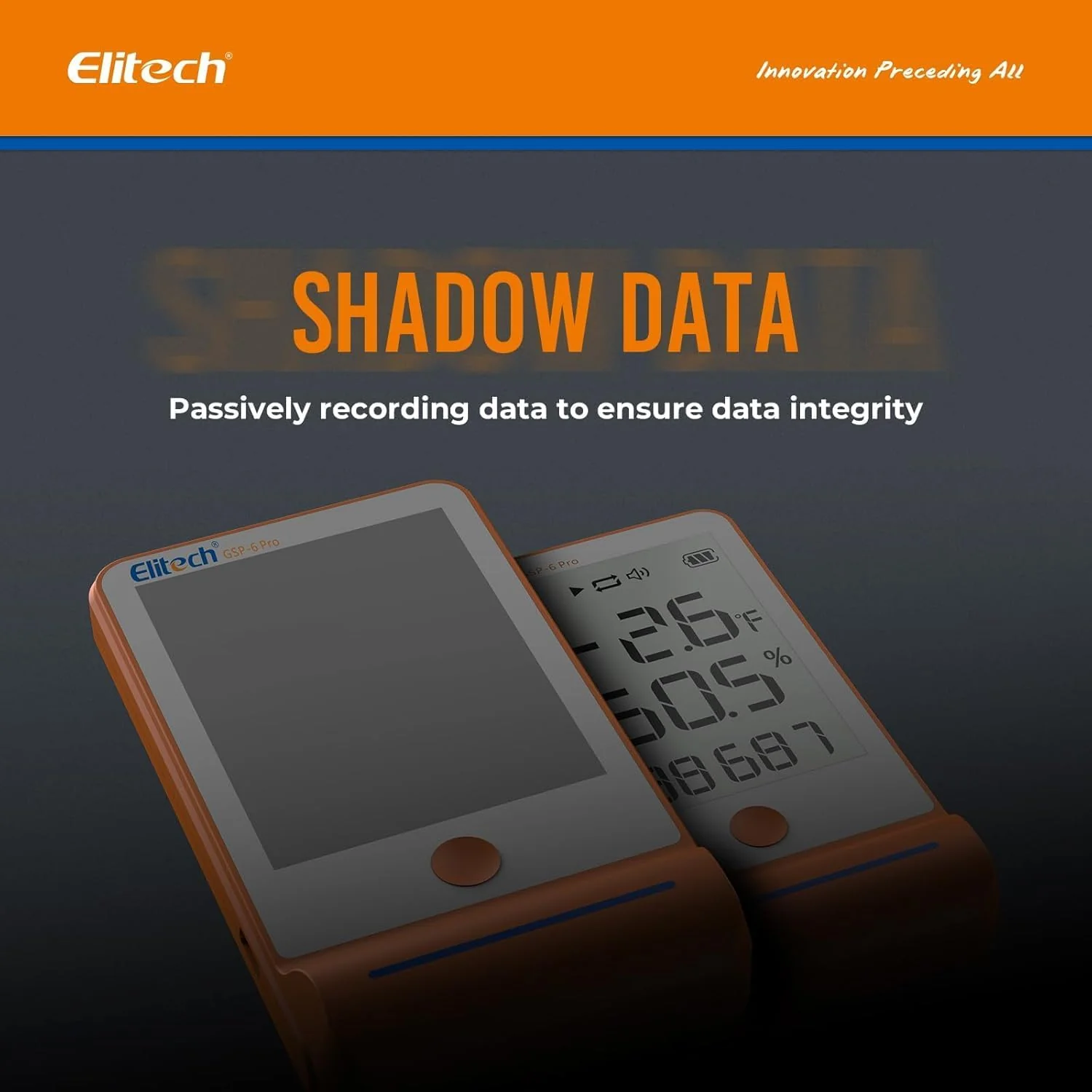 Elitech GSP-6 Bluetooth Data Logger Temperature Humidity for Refrigerator with Shadow Data 100000 Points Export PDF/CSV Report, Pharmacy Vaccine DDL Certificate, MAX MIN with Dual Probe,GSP-6Pro-TE/THE - Image 6