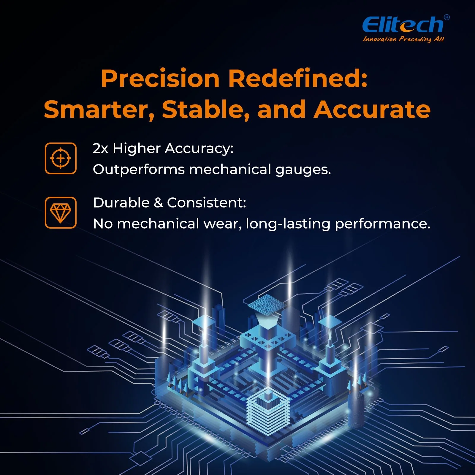Elitech Digital Manifold Gauge for HVAC, Refrigeration & AC Systems – Pressure & Temperature Measurement, LCD Display, DMG-2SE - Image 6