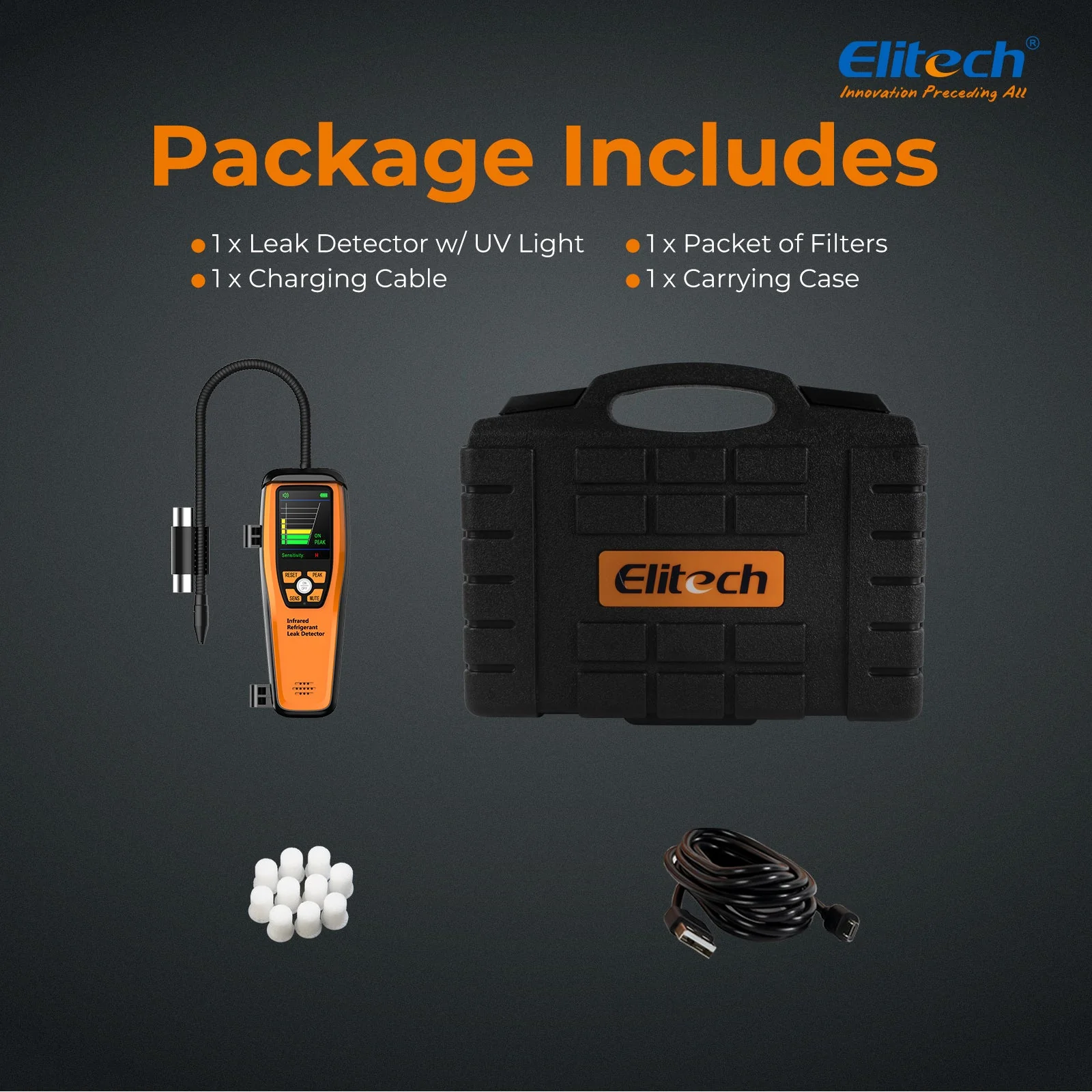 Elitech ILD-200 Infrared Refrigerant HVAC Leak Detector Sensitivity up ato 0.14oz/yr for Air Conditioner and Automotive Repair - Image 7