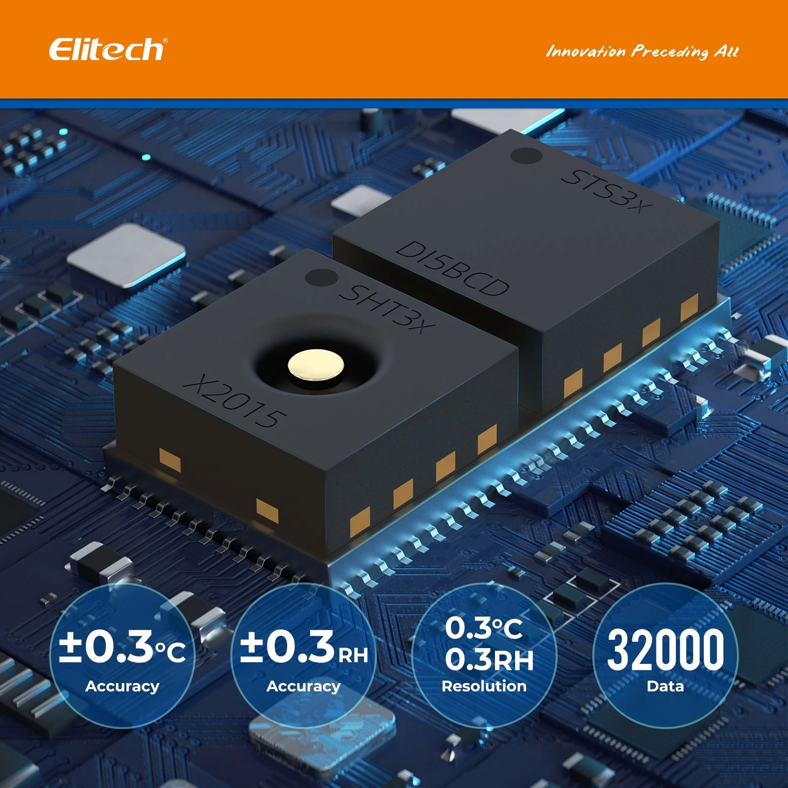 Elitech Tlog 100EH Reusable Temperature Humidity Data Logger -40°F to 185°F - Image 4