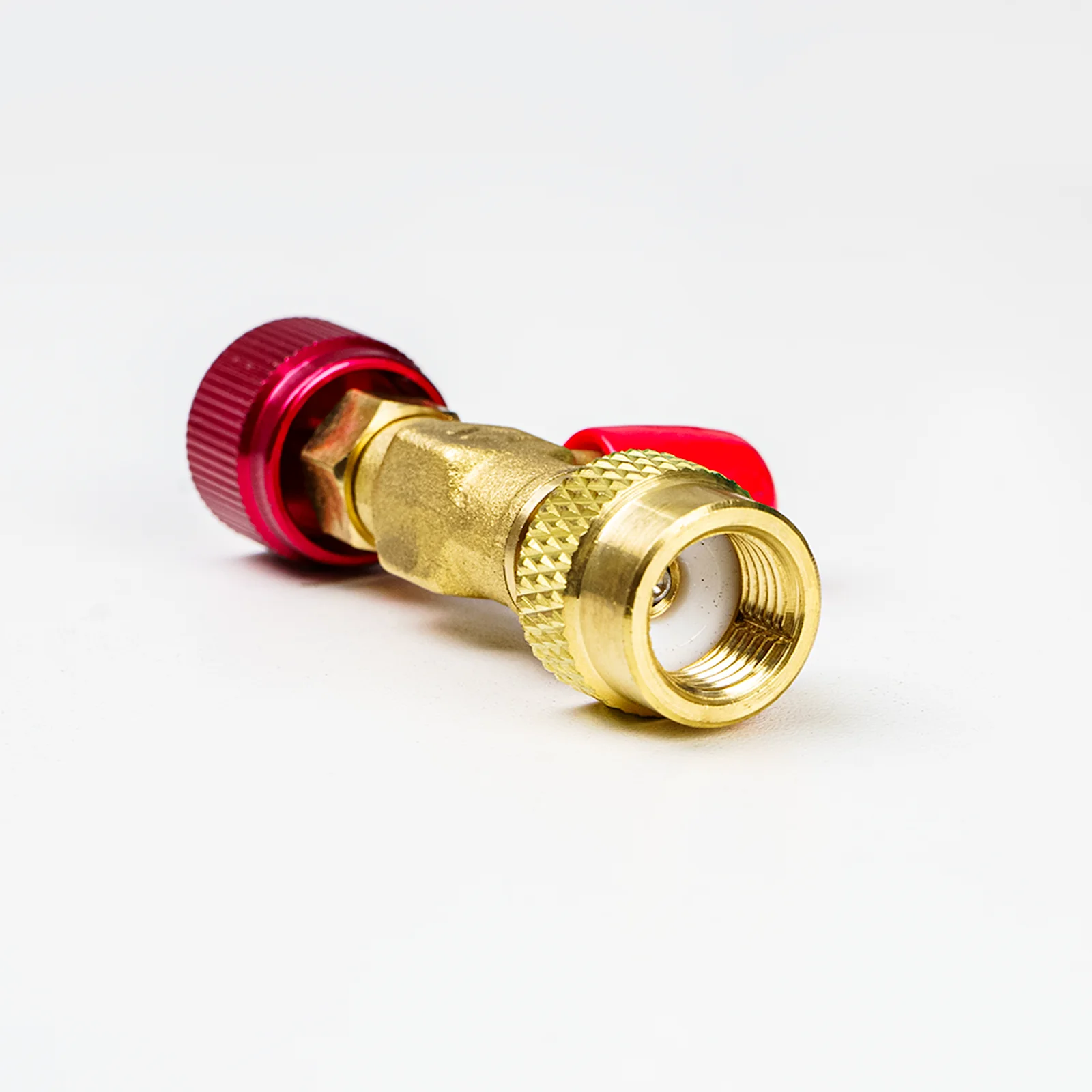 Elitech R32 R410a Refrigerant Charging Safety Valve, 1/4" Male to 5/16" Female, for R32 R410a Air Conditioner Manifold Brass Low Loss Fittings - Image 5